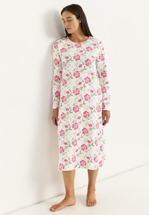 WITH A FLOWER PATTERN - Chemise de nuit / Nuisette - white floral