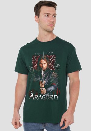 Cotton Soul, LOR ARAGORN - T-Shirt print - dark green