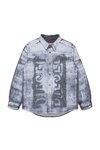 SIMPLY OVER - Camisa - denim nero