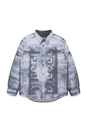 SIMPLY OVER - Skjorta - denim nero