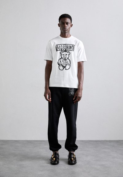 MOSCHINO Trükipildiga T-särk - fantasia bianco
