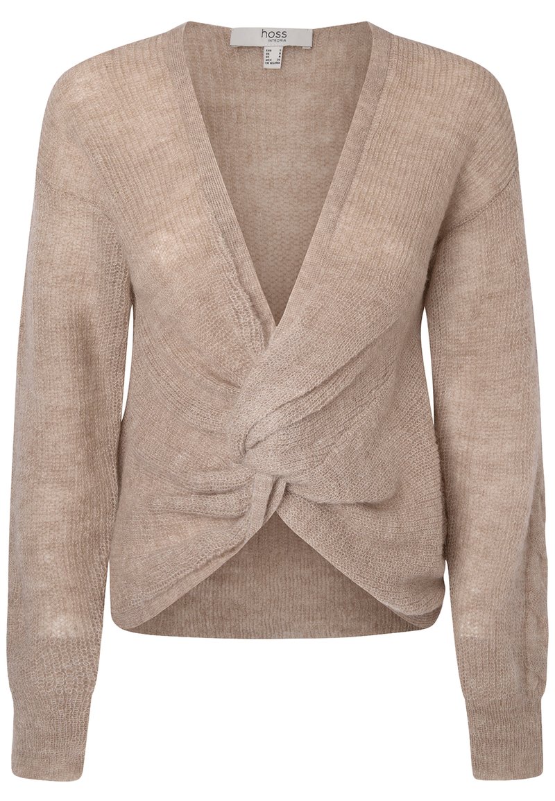 Damen Strickjacken | Hoss Intropia REVERSIBLE Strickpullover brown/braun - FE21112 Damen Strickjacken | Hoss Intropia REVERSIBLE Strickpullover brown/braun - FE21112