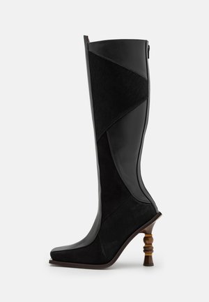 CHIKARI PATCHWORK BOOT - Laarzen - black