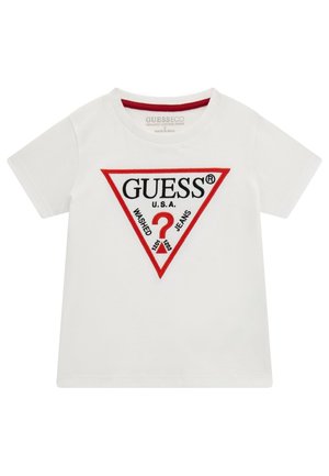 LOGO TRIANGULAIRE - T-shirt imprimé - blanc