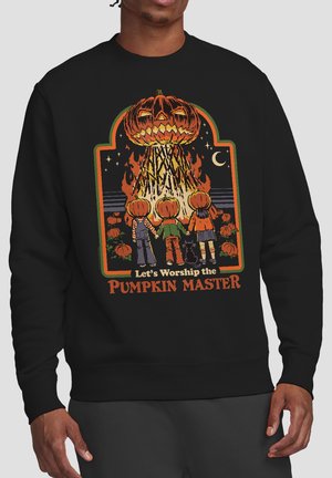 Cotton Soul, STEVEN RHODES PUMPKIN MASTER - Sweatshirt - black