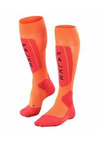 FALKE EXPERT - Kniekousen - flash orange