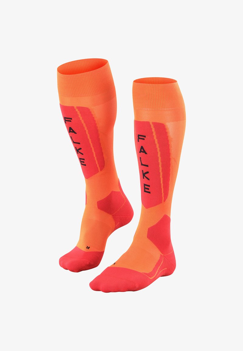 FALKE EXPERT - Kniekousen - flash orange