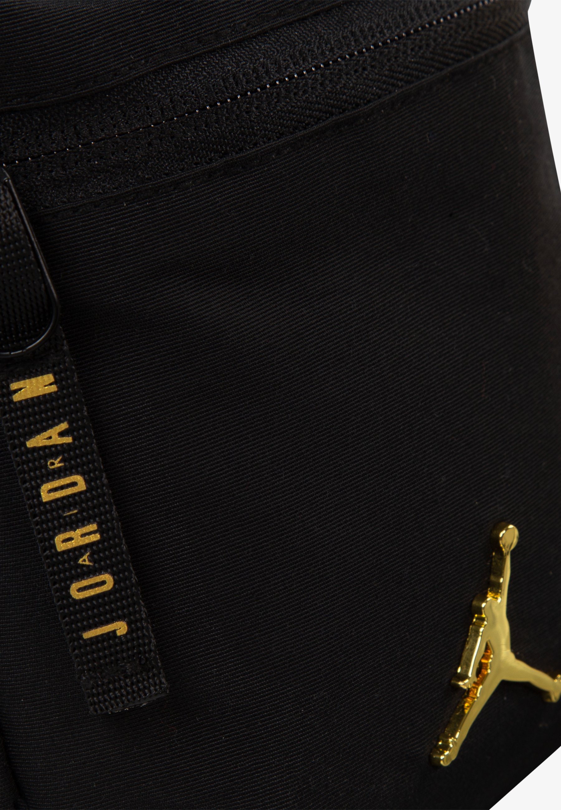 Jordan JAN UNISEX - Cross body bag - black/gold/black - Zalando