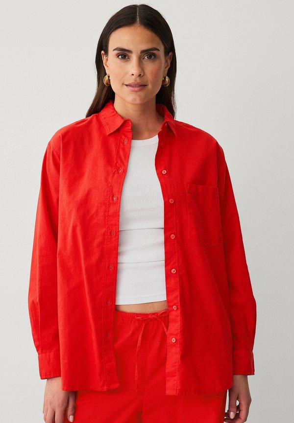 Hemdbluse - rot