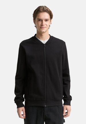 Zip-up sweatshirt - schwarz