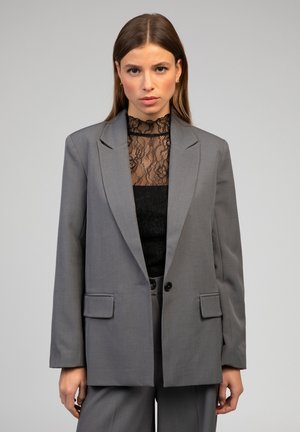 AN'GE ZOLIA - Manteau court - anthracite