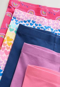 Next REGULAR FIT - 5 PACK - Legíny - kalhoty  - rainbow heart pink