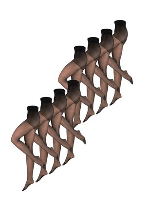 8-PACK  - Strømpebukser - schwarz