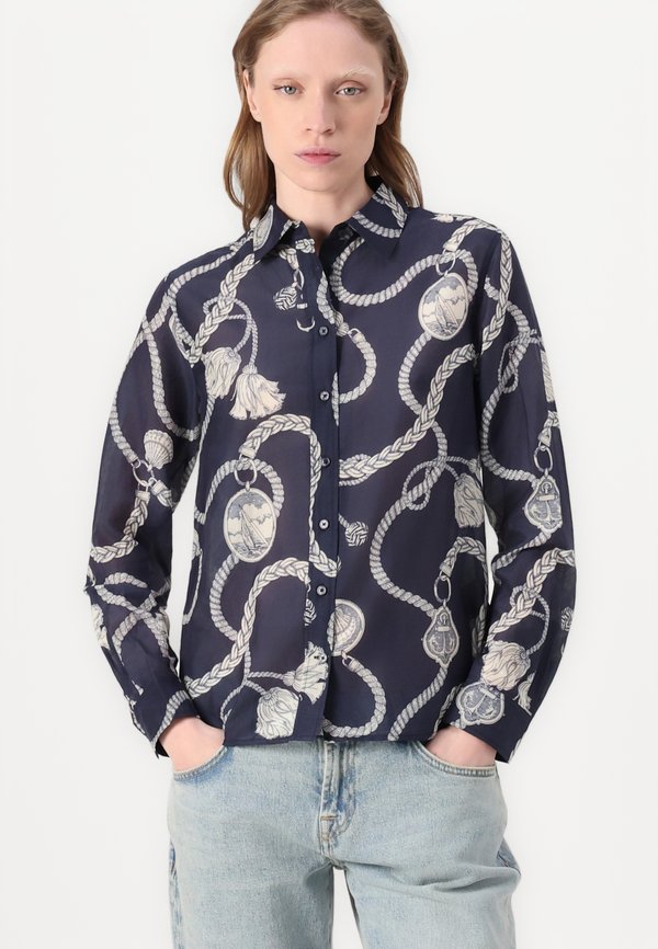 SAILING PRINT SHIRT - Button-down blouse2