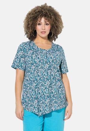 FLORAL - Blouse - deep aqua