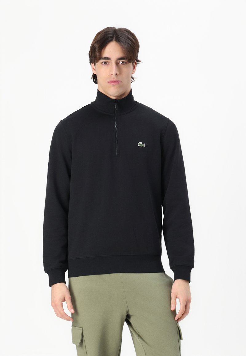 Lacoste - UNISEX - Bluză de molton - black, Extindeți
