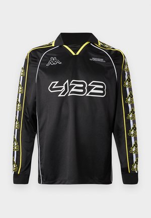BANDA ROMBAT KAPPA X 433 UNISEX - Long sleeved top - black/white/yellow