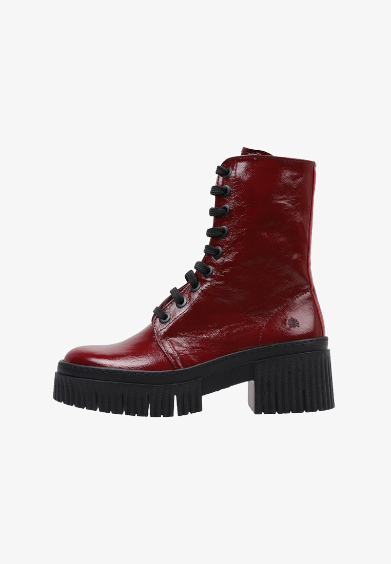 *Art Bottines à plateau - burgundy