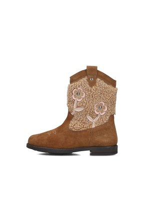 Cowboy-/Bikerlaarsjes - whisky camel