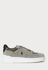 OPEN MASTERS SUEDE-PANELED SNEAKER - Baskets basses - earth grey