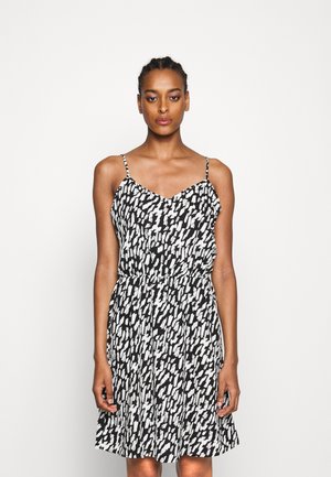 JDY Tall LULU STRAP SHORT DRESS - Φόρεμα ημέρας - black/white