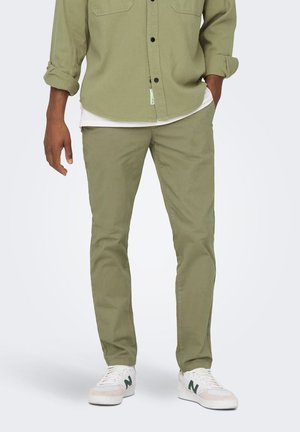 ONSPETE SLIM NOOS - Chino kalhoty - mermaid