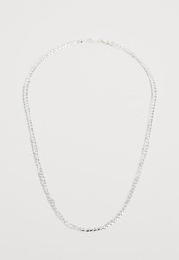 STERLIN SILVER CUBAN LINK CHAIN UNISEX - Collier - silver-coloured