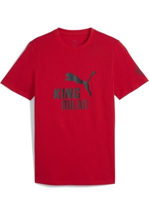 AC MILAN KING LOGO - T-shirt con stampa - for all time red black