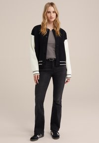 WE Fashion Top dugih rukava - grey