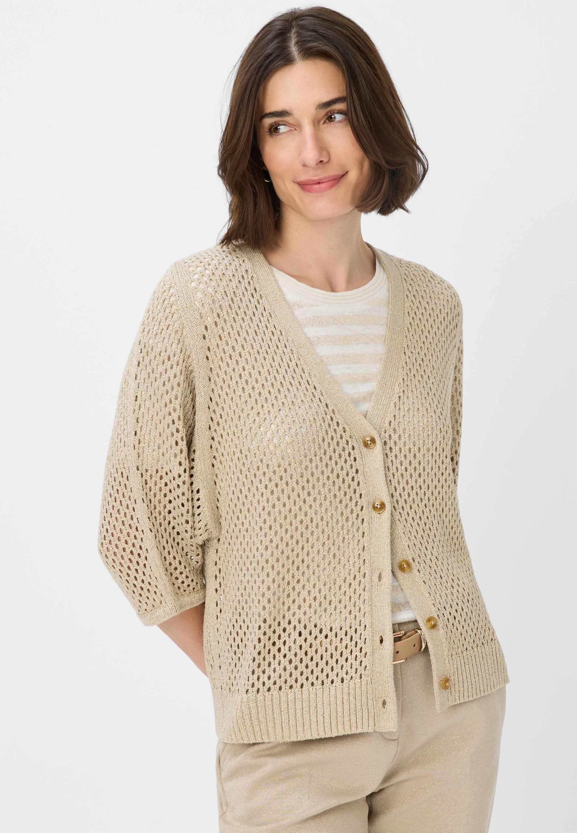 BRAX STYLE ALICE Strickjacke almond/beige