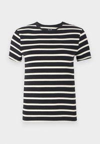CREW - Potiskana majica - black/white