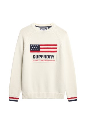 Superdry & Co AMERICANA CREW - Trui - ecru