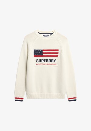 Superdry & Co AMERICANA CREW - Trui - ecru