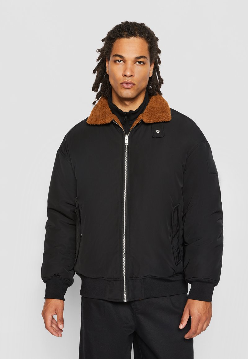 Calvin Klein Jeans REVERSIBLE - Bomber bunda - black
