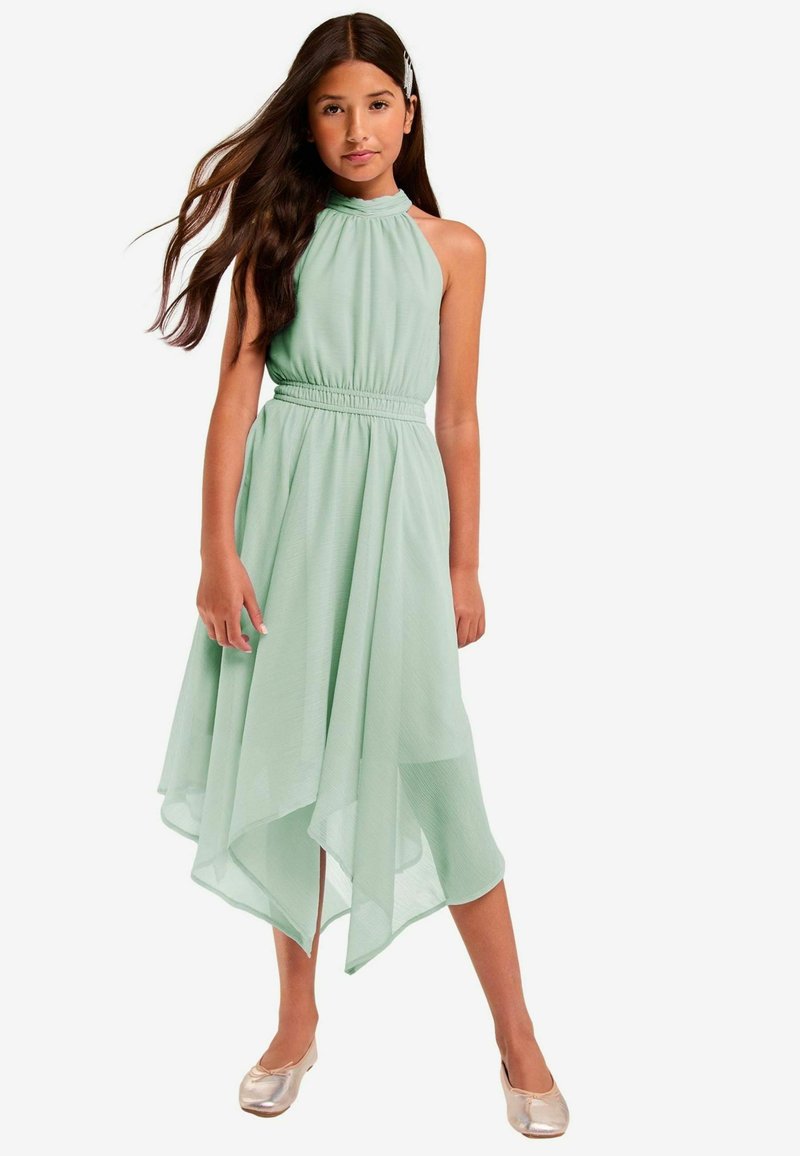 mint green lipsy dress Lipsy SHORT SLEEVE SUMMER MINI REGULAR - Day dress - mint green/green