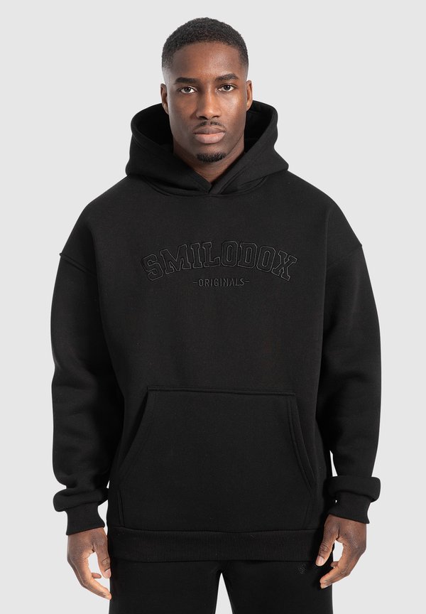 BASIC LEVIO HOODIE - Kapuzenpullover - schwarz