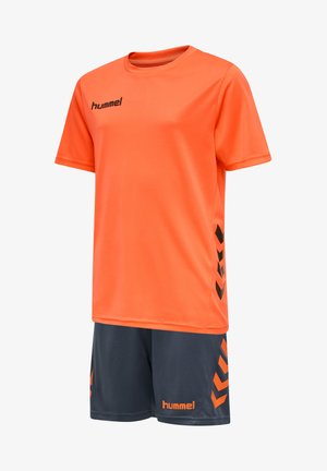 HMLPROMO DUO SET - Pantaloncini sportivi - nasturtium ombre blue