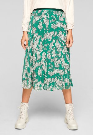 Falda acampanada - green