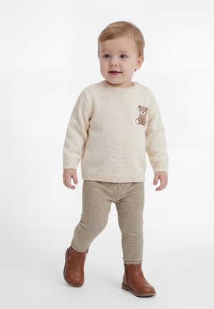 Wheat LEGGINGS JULES - Legíny – nohavice - gravel melange