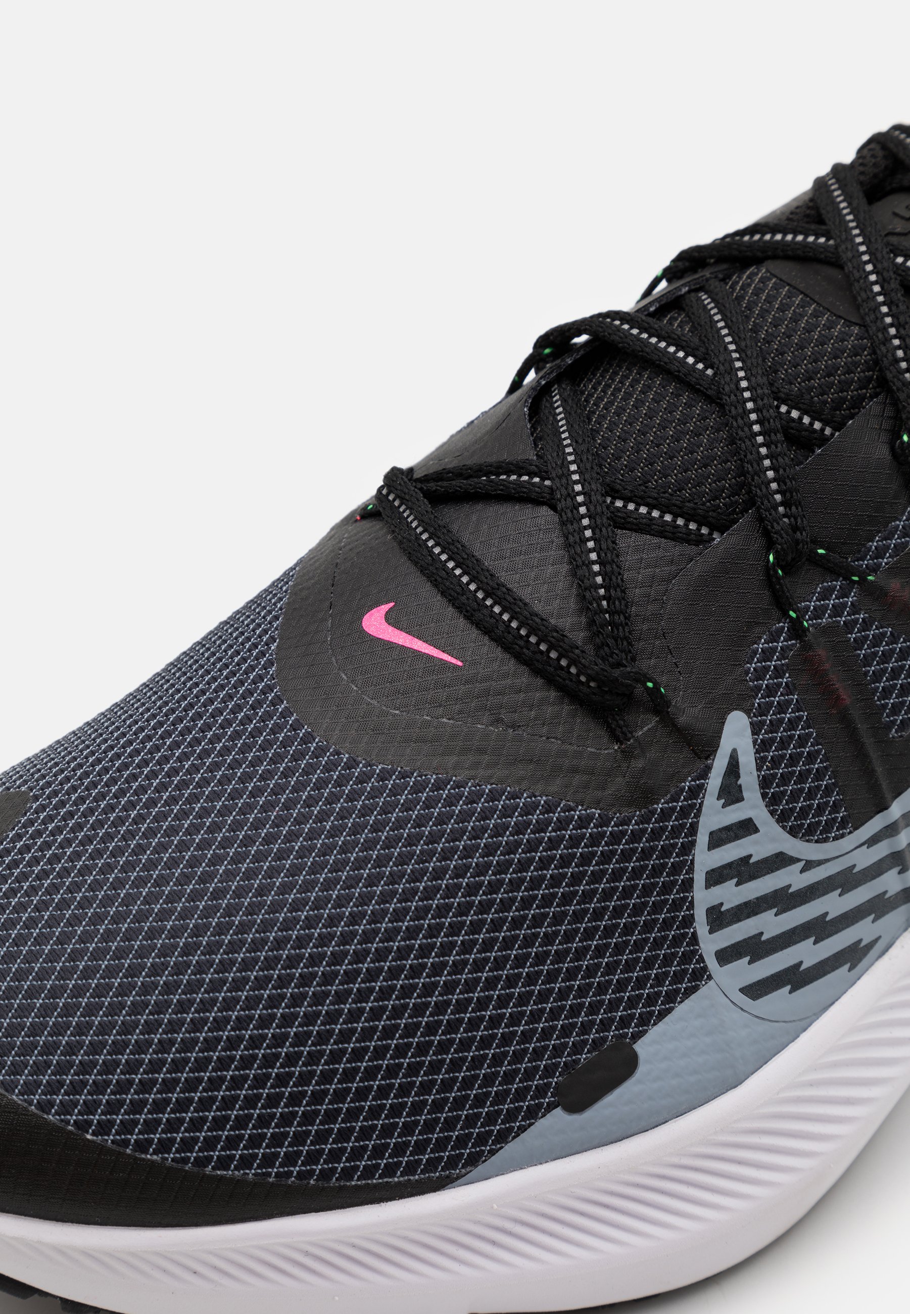 Nike Performance WINFLO 7 SHIELD - Zapatillas de running neutras - obsidian  mist/black/poison green/pink blast/dark smoke grey/white/azul marino -  Zalando.es