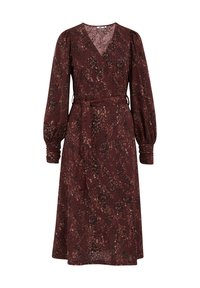WE Fashion Vardagsklänning - burgundy red