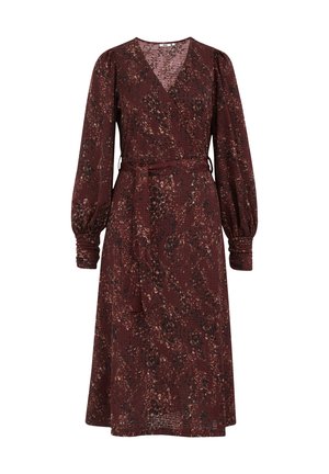 WE Fashion Day dress - burgundy red