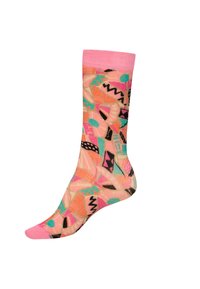 Unmade Copenhagen MARGOUM - Strømper - print black rose pink