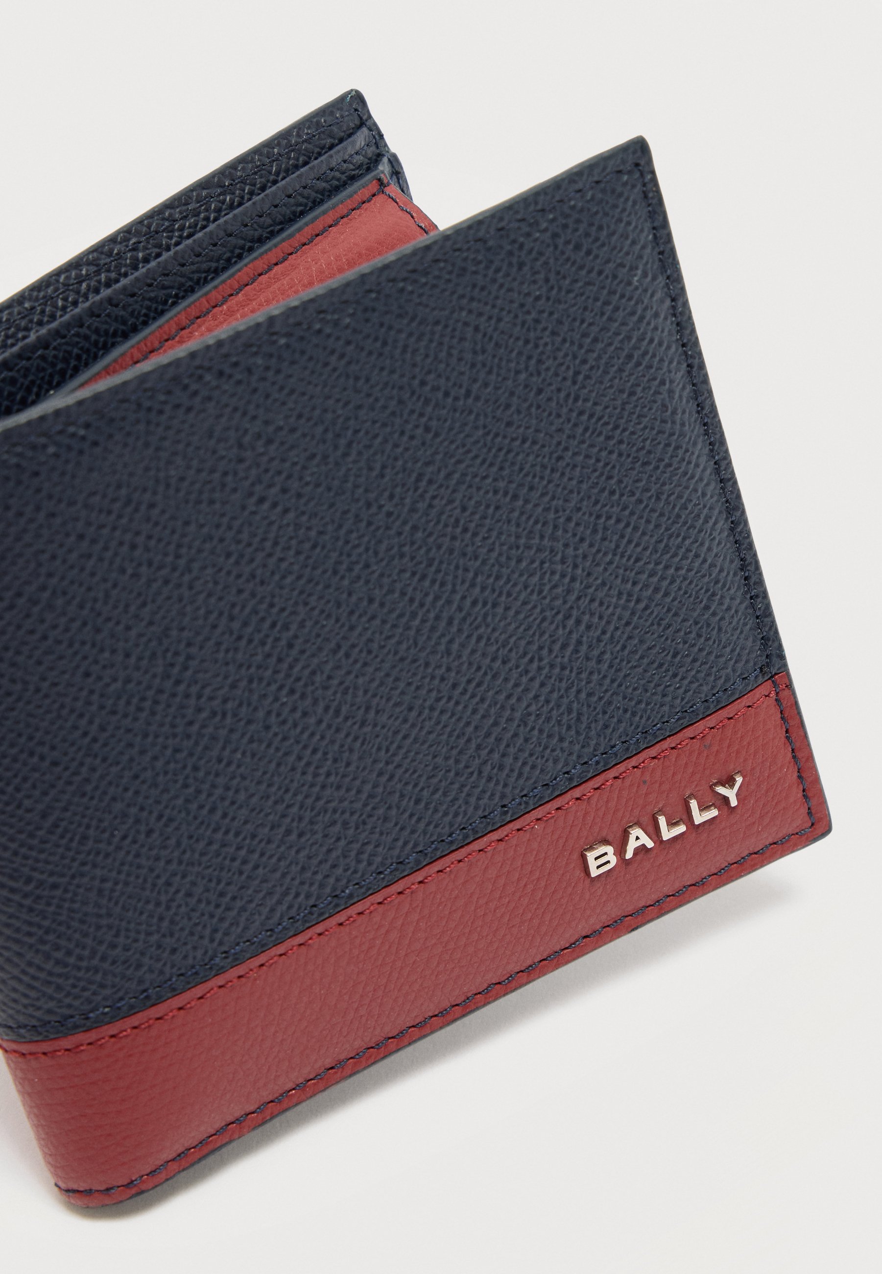 Bally BIFOLD COIN - Wallet - peacoat/ballyred/dark blue - Zalando
