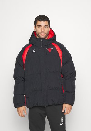 Nike Performance NBA BROOKLYN NETS STATEMENT COURTSIDE JACKET - Chaqueta de - black/pure platinum/negro - Zalando.es