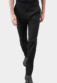 Marks & Spencer REGULAR FIT SUPER LIGHTWEIGHT - Broek - black