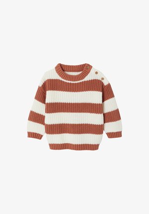 Vertbaudet, Strickpullover - terrakotta