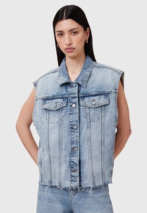 LAURA JACKET - Waistcoat - light indigo