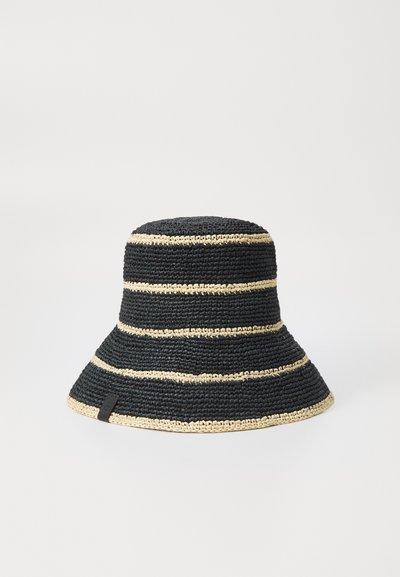 rag & bone JADE ROLLABLE HAT - Platmale - black/multi-coloured