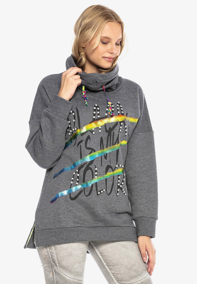 Damen Sweatshirts | Cipo & Baxx Sweatshirt anthracite/anthrazit - IK43991 Damen Sweatshirts | Cipo & Baxx Sweatshirt anthracite/anthrazit - IK43991